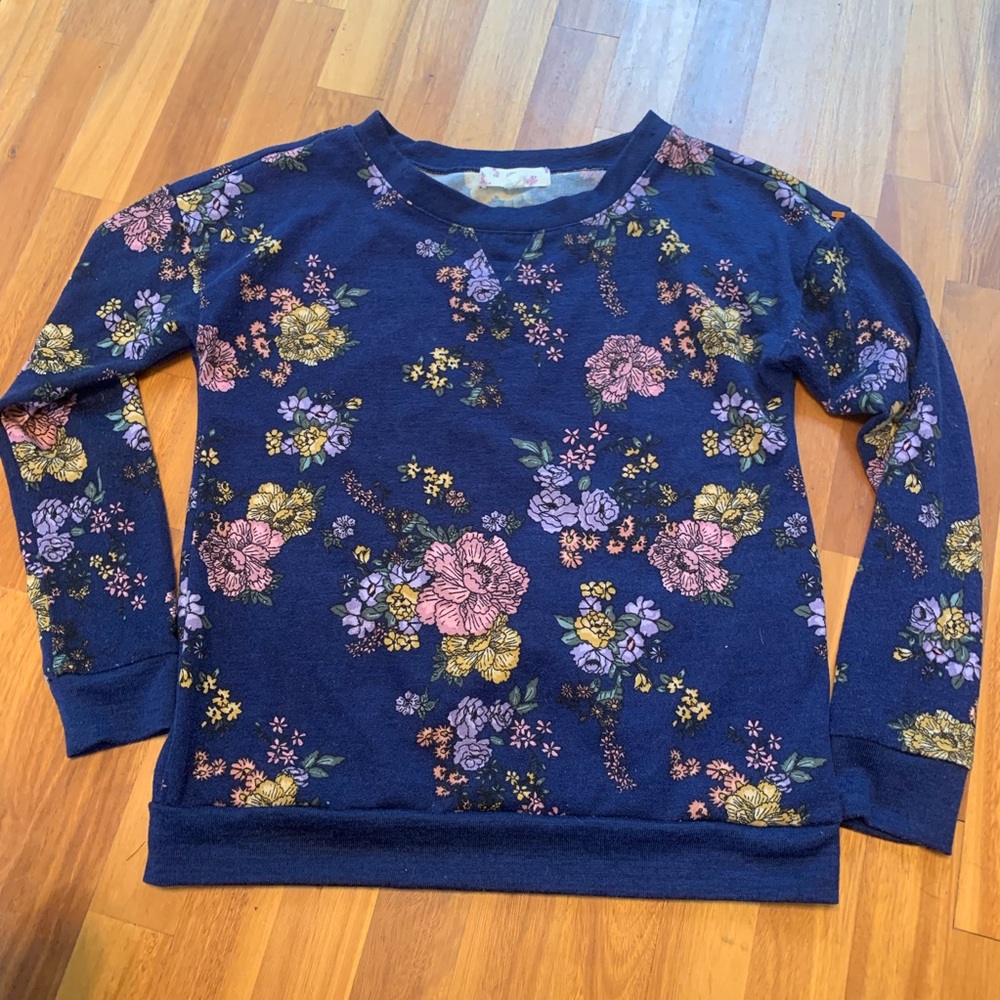 5 for $25 Hippie Rose long sleeve pullover